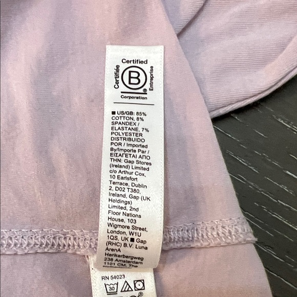 Lavender Long Sleeve Breathable Athletic Tee by ATHLETA Cotton Classic Tee - Picture 9 of 10